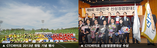 CTC바이오 2013년 창립 기념 행사, CTC바이오 신성장경영대상 수상