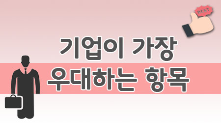 기업이 가장 우대하는 항목