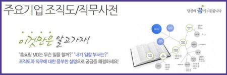 주요기업 조직도 및 직무사전