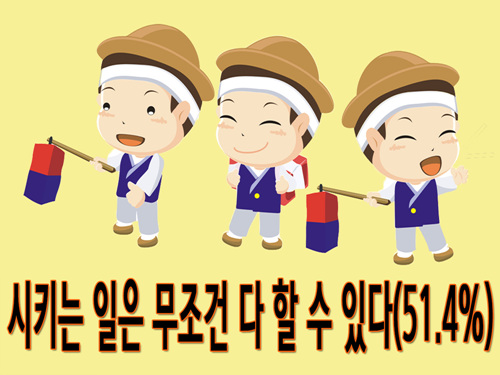 시키는 일