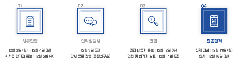 채용일정