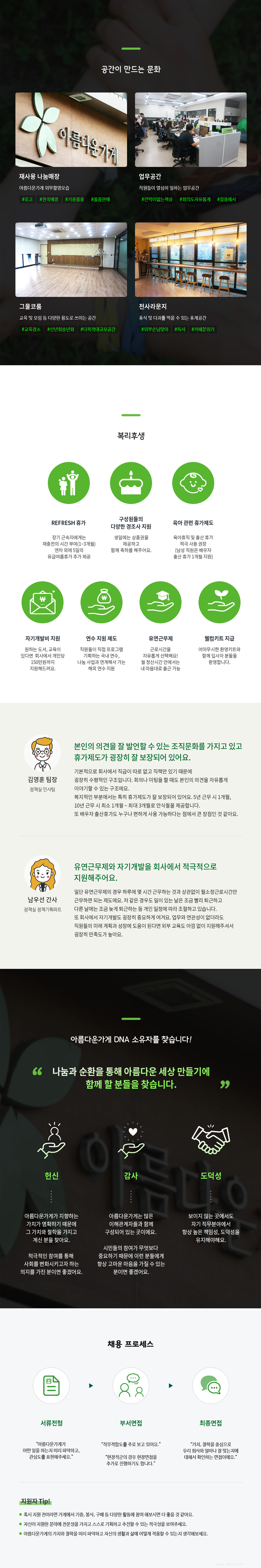 아름다운가게 2020년 상반기 채용