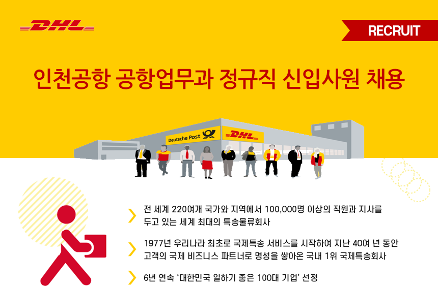 인천공항 공항업무과 정규직 신입사원 채용