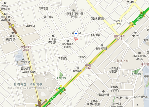 한국에스티엘 지도