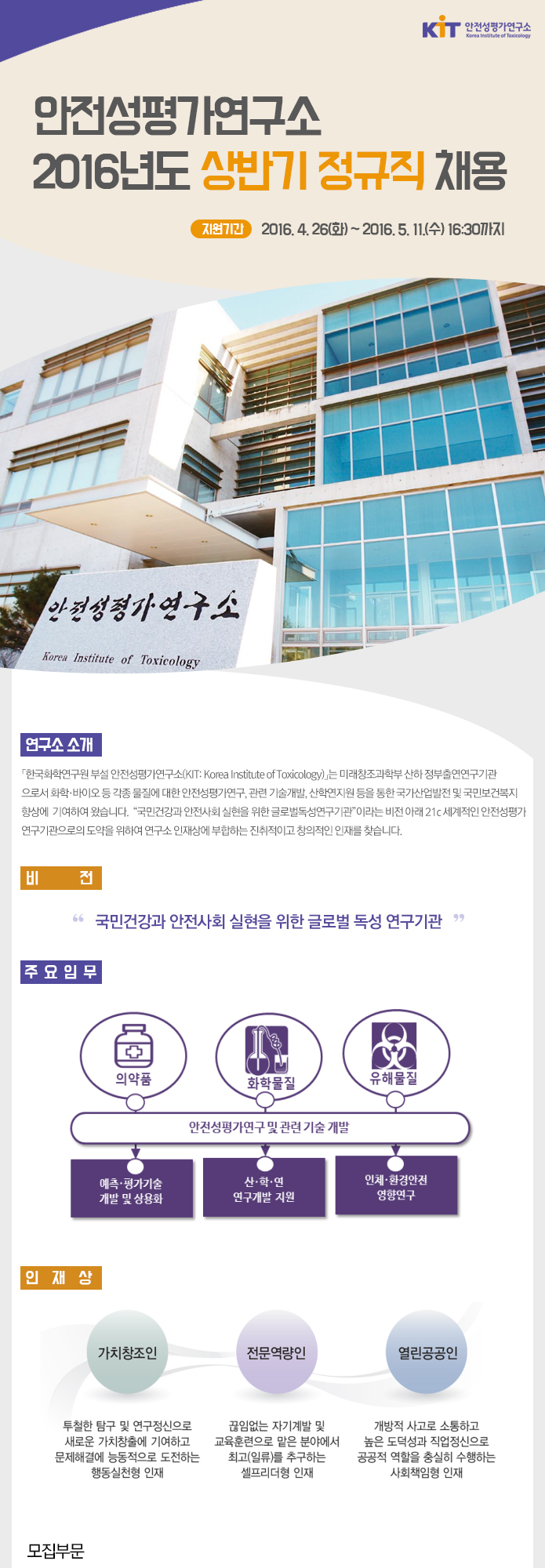2016년 신입/경력 직원모집