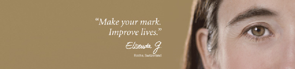 make your mark. Improve lives.
