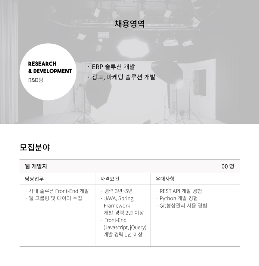 [주식회사 블랙홀릭] 자바(JAVA) 웹 개발자 경력직 채용 - 사람인