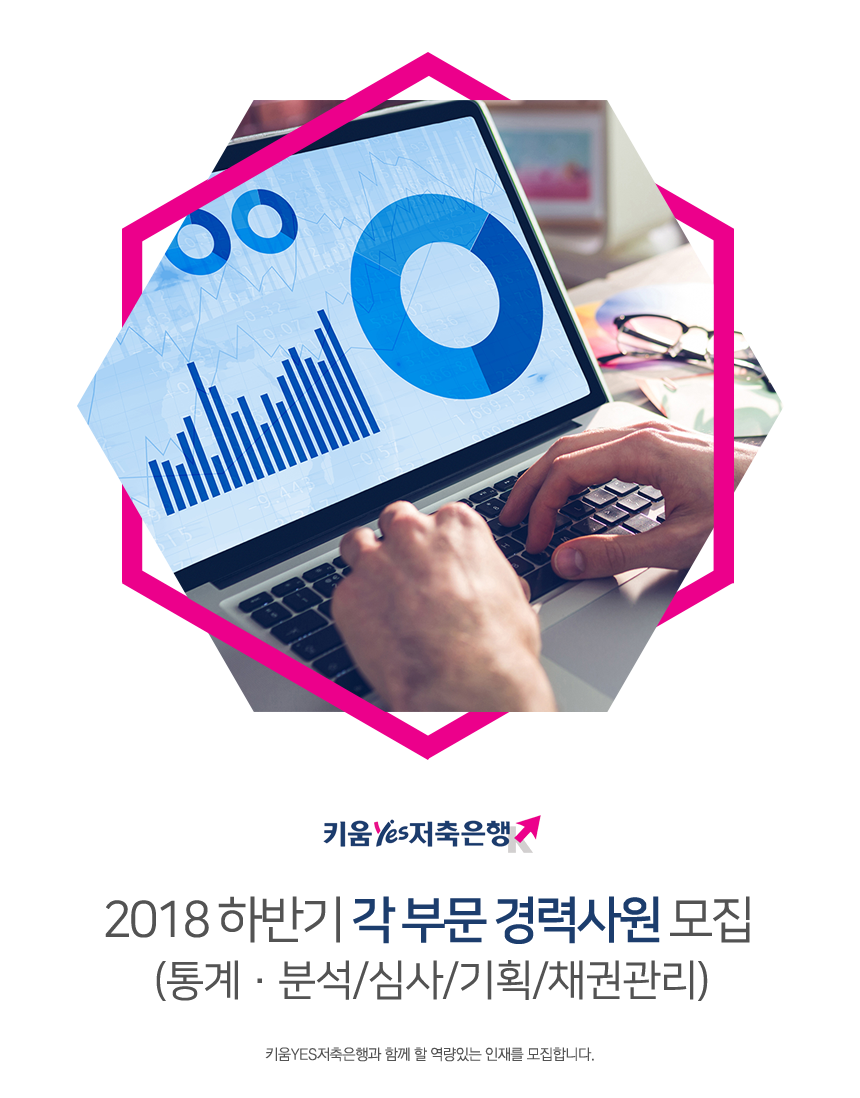 2018 하반기 각 부문 경력사원 모집(통계·분석/심사/기획/채권관리)