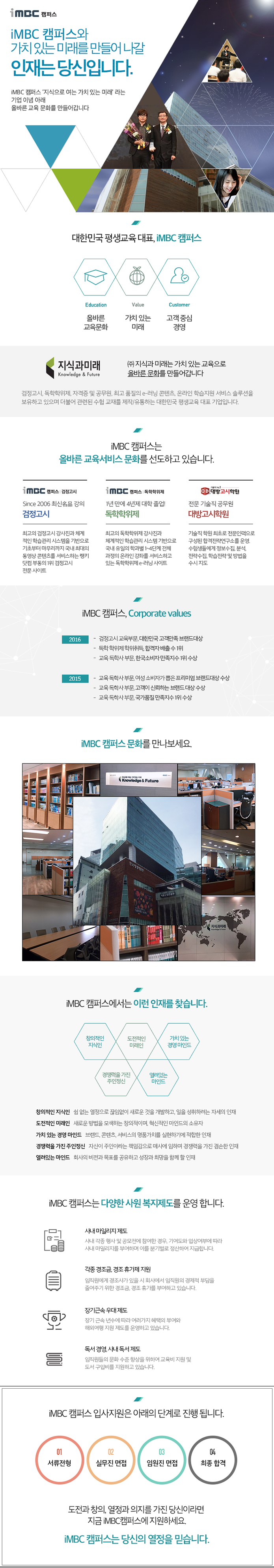 iMBC 캠퍼스 마케팅전략실 채용공고