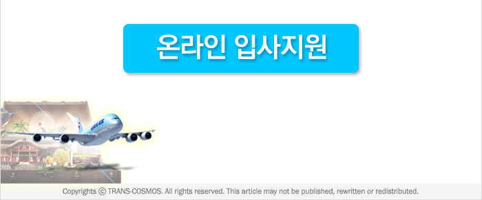 [(주)트랜스코스모스코리아] 대한항공 국제선 예약/발권센터 채용 (월211만원이상) - 사람인