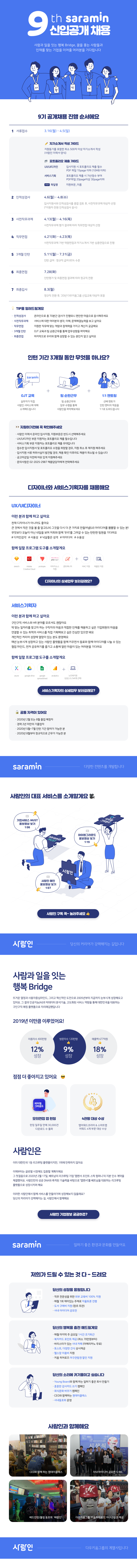 사람인 신입 공개채용